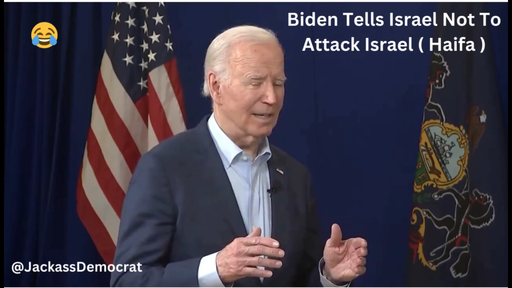 Biden Tells Israel Not To Attack Israel